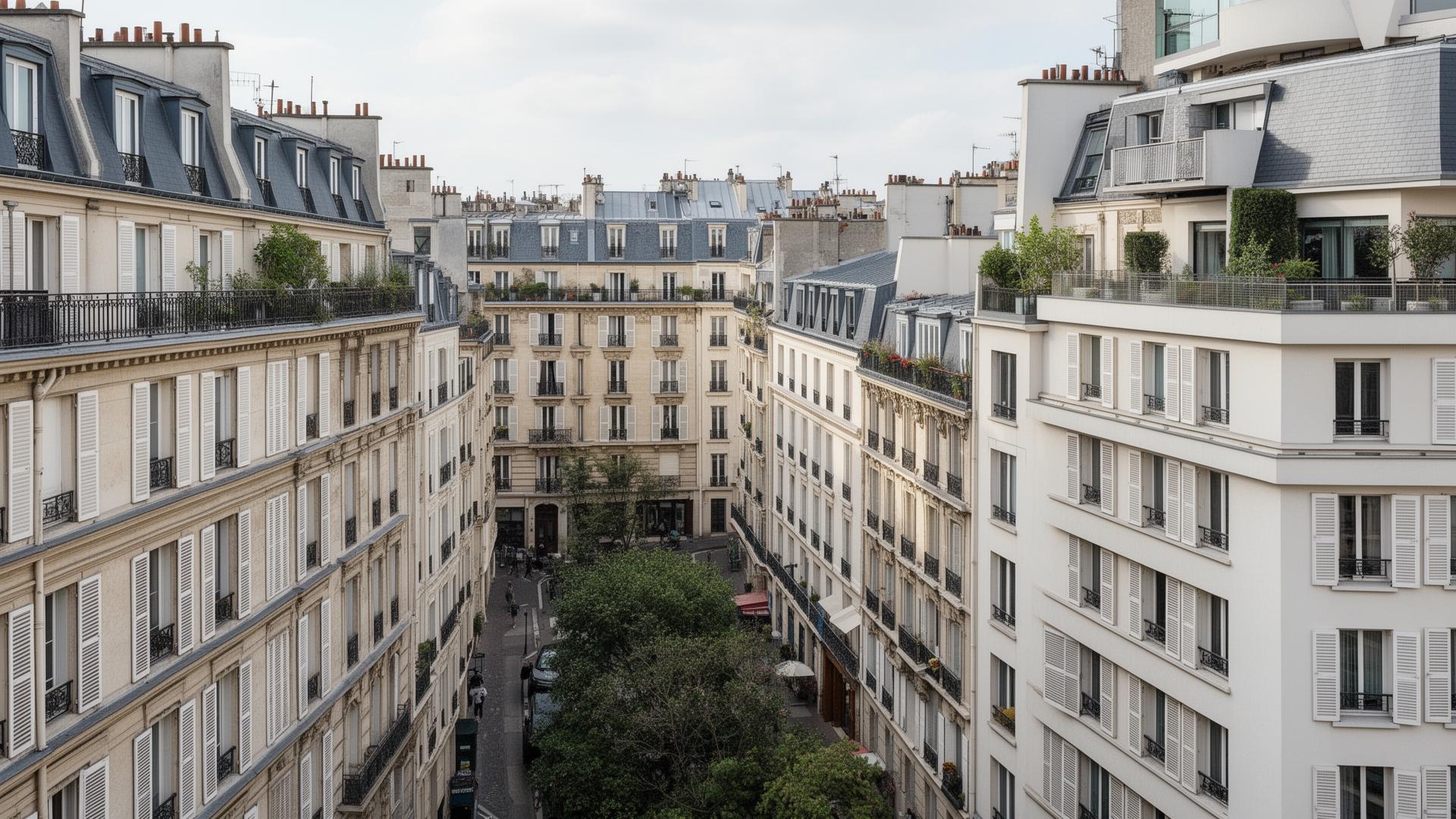 Immeubles résidentiels denses à Boulogne-Billancourt