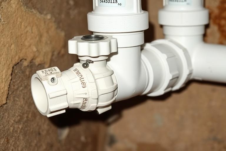 Installation d'un clapet anti-retour sur une canalisation d'évacuation en sous-sol