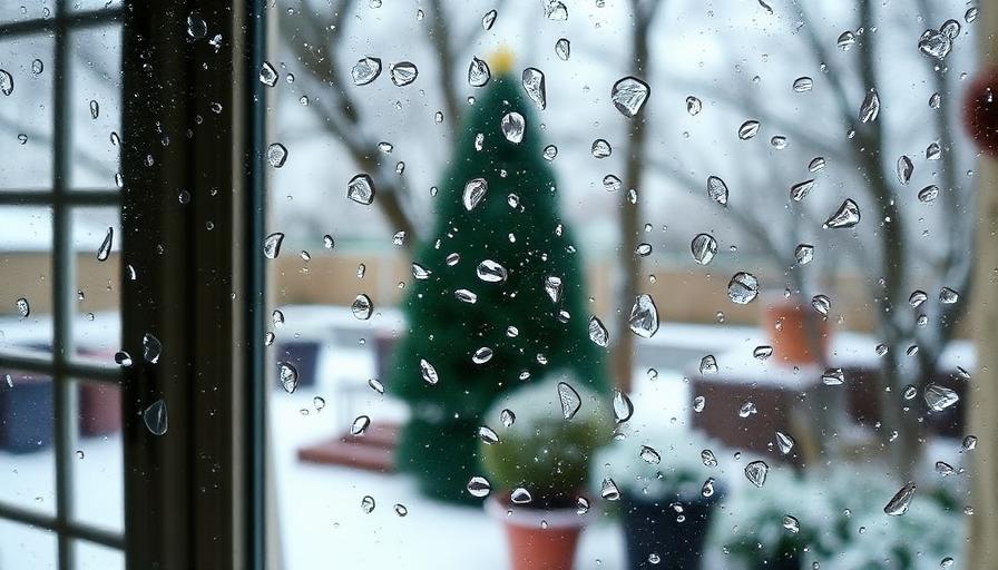 Condensation sur une fenêtre signe de mauvaise qualité de l'air