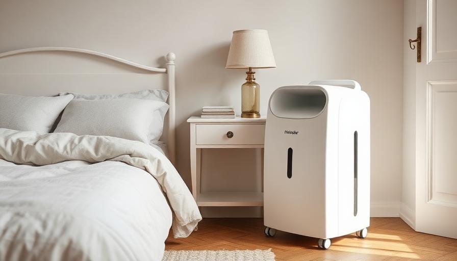 Déshumidificateur dans une chambre