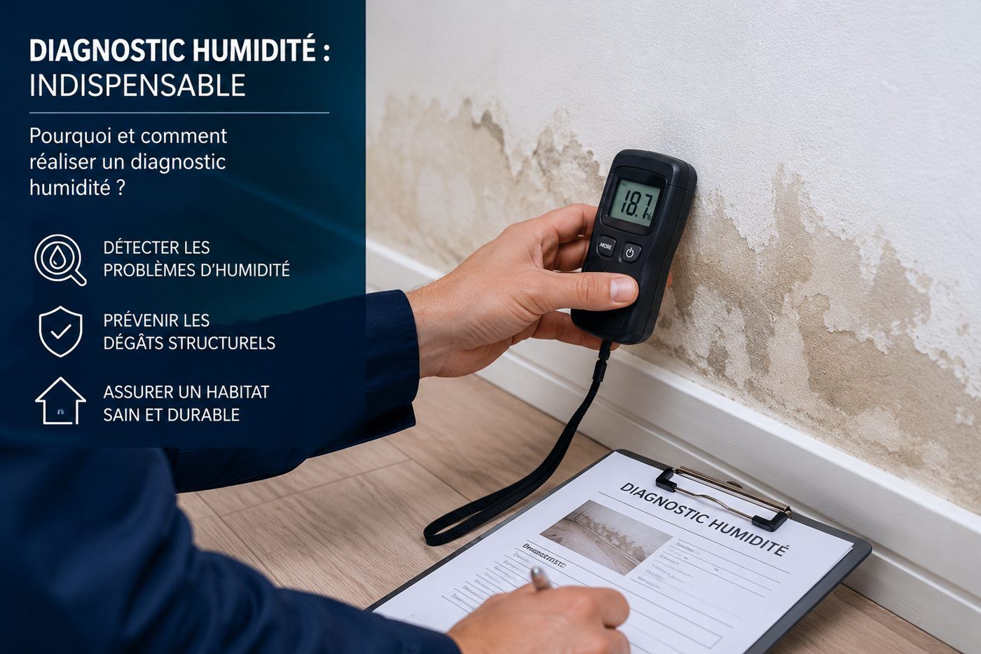Diagnostic humidité : pourquoi il est indispensable, comment il se déroule et combien il coûte