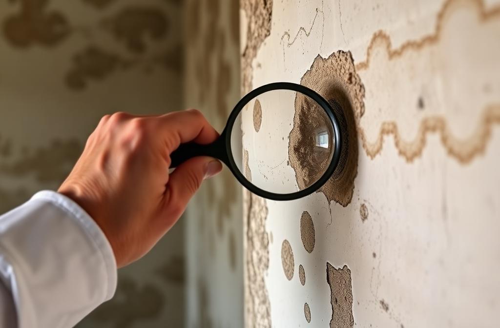Diagnostic d'humidité sur un mur ancien