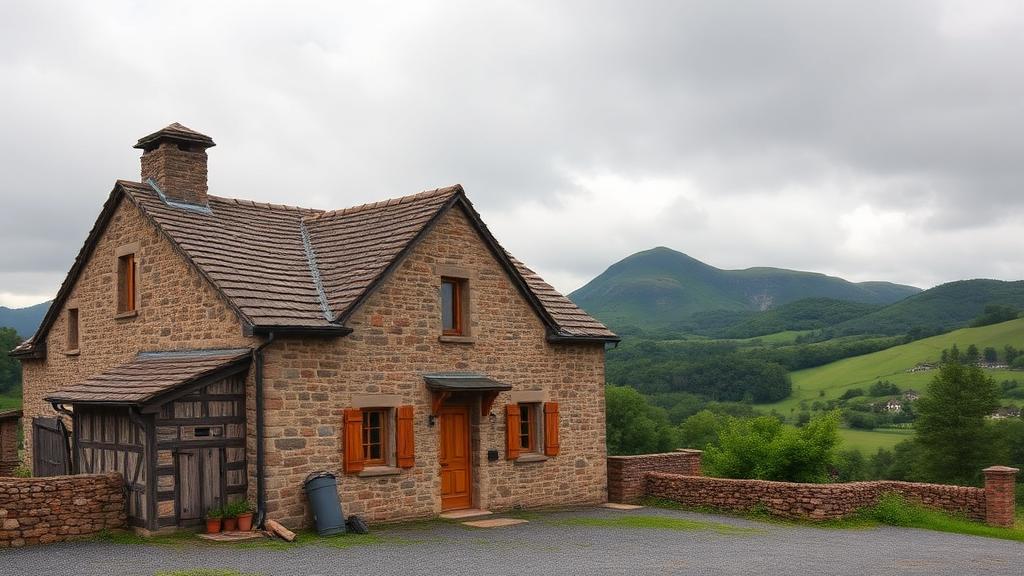 Maison en basalte au Puy-en-Velay