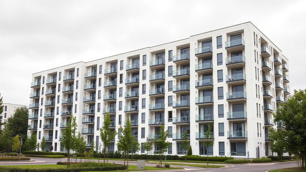 Résidences collectives modernes à Massy, Essonne