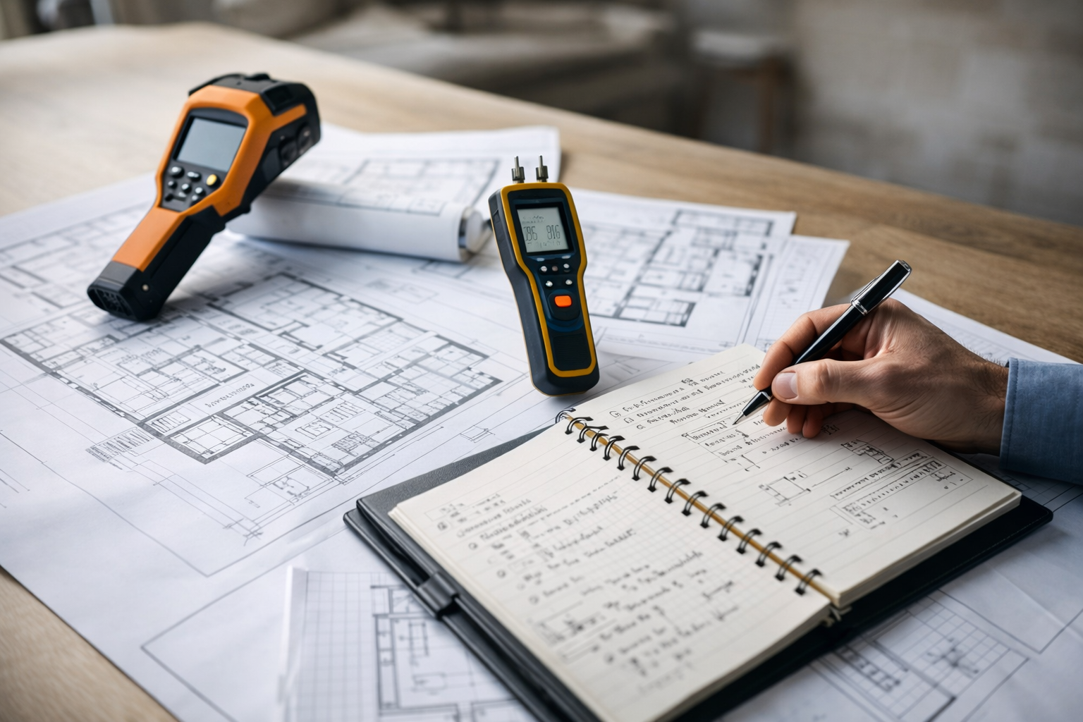 Expert en diagnostic humidite avec instruments de mesure – Groupe GIC Environnement